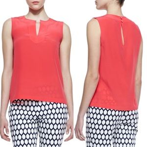 NWOT Kate Spade Gemma Silk Sleeveless Top
